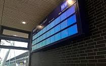 Ausgefallene Anzeigentafel bei der Bahn , &uuml;ber dts Nachrichtenagentur