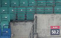 Leere Sitzplätze in einem Stadion (Archiv), über dts Nachrichtenagentur