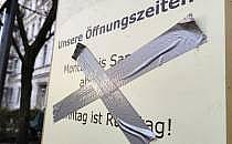 Geschlossenes Restaurant (Archiv), über dts Nachrichtenagentur