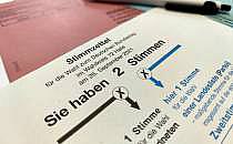 Stimmzettel zur Bundestagswahl 2021 (Archiv), über dts Nachrichtenagentur