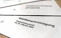 Benachrichtigung f&uuml;r Wiederholungswahl in Berlin am 12.02.2023, &uuml;ber dts Nachrichtenagentur