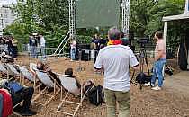 Public Viewing im Berliner Biergarten BRLO (Archiv), &uuml;ber dts Nachrichtenagentur