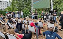 Public Viewing im Berliner Biergarten BRLO (Archiv), &uuml;ber dts Nachrichtenagentur