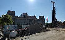 Baustelle vor Deutschem Bundestag (Archiv), &uuml;ber dts Nachrichtenagentur
