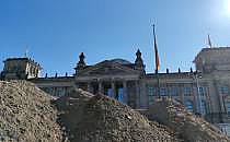 Baustelle vor Deutschem Bundestag (Archiv), über dts Nachrichtenagentur