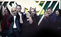 Gr&uuml;nen-Spitze auf Parteitag (Archiv), &uuml;ber dts Nachrichtenagentur