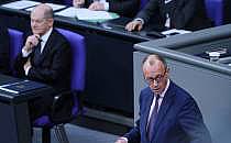 Olaf Scholz und Friedrich Merz (Archiv), &uuml;ber dts Nachrichtenagentur
