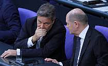 Robert Habeck und Olaf Scholz (Archiv), &uuml;ber dts Nachrichtenagentur