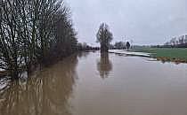 Überschwemmung am Fluss Aue in Niedersachsen, über dts Nachrichtenagentur