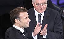 Emmanuel Macron und Frank-Walter Steinmeier am 22.01.2024, &uuml;ber dts Nachrichtenagentur