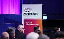 Logo auf BSW-Gr&uuml;ndungsparteitag (Archiv), &uuml;ber dts Nachrichtenagentur