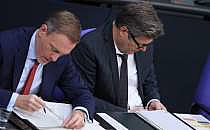 Christian Lindner und Robert Habeck (Archiv), &uuml;ber dts Nachrichtenagentur