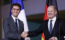 Gabriel Attal und Olaf Scholz am 05.02.2024, &uuml;ber dts Nachrichtenagentur