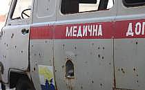 Im Ukraine-Krieg zerschossener Kleinbus (Archiv), über dts Nachrichtenagentur