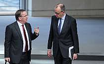 Boris Pistorius (SPD) und Friedrich Merz (CDU) im März 2024, über dts Nachrichtenagentur
