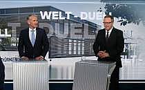TV-Duell Höcke/Voigt am 11.04.2024, Martin Lengemann/WELT, über dts Nachrichtenagentur