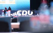 CDU-Logo auf Bundesparteitag im Mai 2024, &uuml;ber dts Nachrichtenagentur