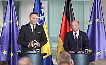 Denis Becirovic und Olaf Scholz am 07.05.2024, &uuml;ber dts Nachrichtenagentur