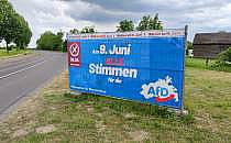 AfD-Wahlplakat in Mecklenburg-Vorpommern (Archiv), über dts Nachrichtenagentur