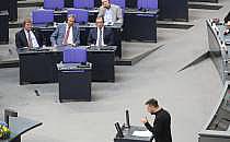 Nur wenige AfD-Abgeordnete h&ouml;ren Wolodymyr Selenskyj zu am 11.06.2024, &uuml;ber dts Nachrichtenagentur
