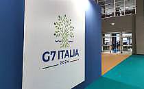 Logo von G7-Gipfel im Juni 2024, über dts Nachrichtenagentur