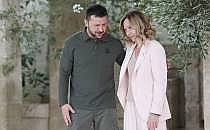 Wolodymyr Selenskyj und Giorgia Meloni beim G7-Gipfel im Juni 2024, &uuml;ber dts Nachrichtenagentur