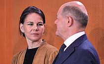 Annalena Baerbock und Olaf Scholz (Archiv), &uuml;ber dts Nachrichtenagentur