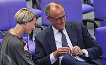 Nadine Sch&ouml;n und Friedrich Merz (Archiv), &uuml;ber dts Nachrichtenagentur
