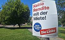 Linken-Wahlplakat zur Landtagswahl in Sachsen (Archiv), über dts Nachrichtenagentur