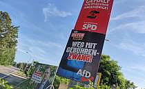 Wahlplakate von AfD und SPD zur Landtagswahl in Th&uuml;ringen (Archiv), &uuml;ber dts Nachrichtenagentur
