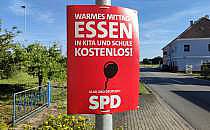 SPD-Wahlplakat zur Landtagswahl in Thüringen (Archiv), über dts Nachrichtenagentur