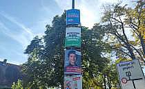 Wahlplakate von AfD, CDU, BSW und Linke zur Landtagswahl in Sachsen (Archiv), &uuml;ber dts Nachrichtenagentur