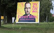 FDP-Wahlplakat mit Zyon Braun zur Landtagswahl in Brandenburg (Archiv), über dts Nachrichtenagentur