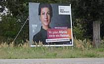 BSW-Wahlplakat mit Sahra Wagenknecht zur Landtagswahl in Brandenburg (Archiv), über dts Nachrichtenagentur