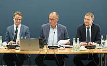 Linnemann, Merz, Kretschmer am 19.08.2024, über dts Nachrichtenagentur