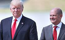 Donald Trump und Olaf Scholz (Archiv), über dts Nachrichtenagentur