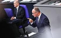 Olaf Scholz und Friedrich Merz am 16.12.2024, &uuml;ber dts Nachrichtenagentur