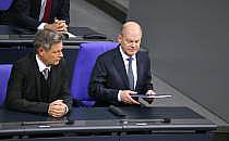 Robert Habeck und Olaf Scholz (Archiv), über dts Nachrichtenagentur