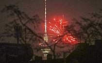 Silvesterfeuerwerk am Berliner Fernsehturm, &uuml;ber dts Nachrichtenagentur