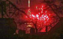 Silvesterfeuerwerk am Berliner Fernsehturm, über dts Nachrichtenagentur