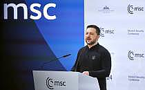 Wolodymyr Selenskyj am 15.02.2025, &uuml;ber dts Nachrichtenagentur