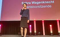 Sahra Wagenknecht am Wahlabend, &uuml;ber dts Nachrichtenagentur