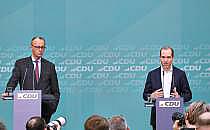 Friedrich Merz und Dennis Thering am 03.03.2025, &uuml;ber dts Nachrichtenagentur