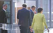 Markus Söder, Lars Klingbeil, Friedrich Merz, Saskia Esken (Archiv), über dts Nachrichtenagentur