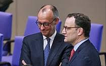 Friedrich Merz und Jens Spahn (Archiv), &uuml;ber dts Nachrichtenagentur