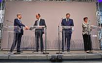 Bekanntgabe Einigung auf Koalition von CDU, CSU und SPD am 09.04.2025, über dts Nachrichtenagentur