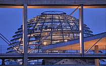 Reichstagskuppel am 09.04.2025, &uuml;ber dts Nachrichtenagentur