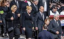 Deutsche Delegation mit Rehlinger, Klöckner, Scholz und Steinmeier beim Papst-Begräbnis am 26.04.2025, Butzmann, Dominik/BPA, Text: über dts Nachrichtenagentur