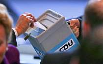 Abstimmung bei CDU-Bundesausschuss am 28.04.2025, &uuml;ber dts Nachrichtenagentur
