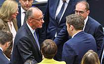 Friedrich Merz bekommt Gl&uuml;ckw&uuml;nsche nach der Kanzlerwahl am 06.05.2025, &uuml;ber dts Nachrichtenagentur